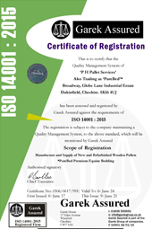 PHPallets ISO 14001 Certificate