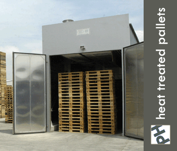 PH Pallets process thousands of heat treated pallets to ISPM15
